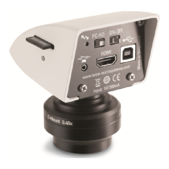 Leica Biosystems MC120 HD Benutzerhandbuch