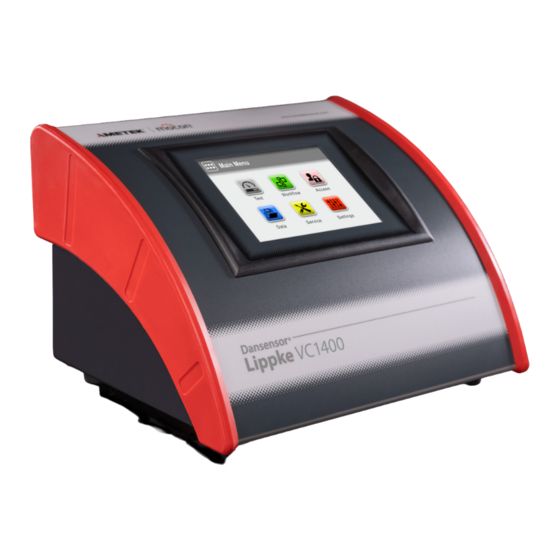 Ametek mocon Dansensor Lippke VC1400 Bedienungsanleitung