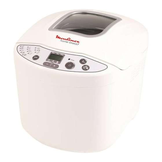Moulinex home bread OW200035 Bedienungsanleitung