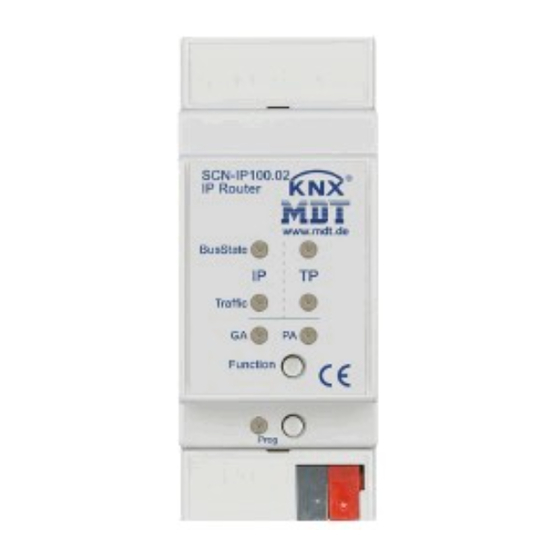 KNX SCN-IP100.02 Technisches Handbuch
