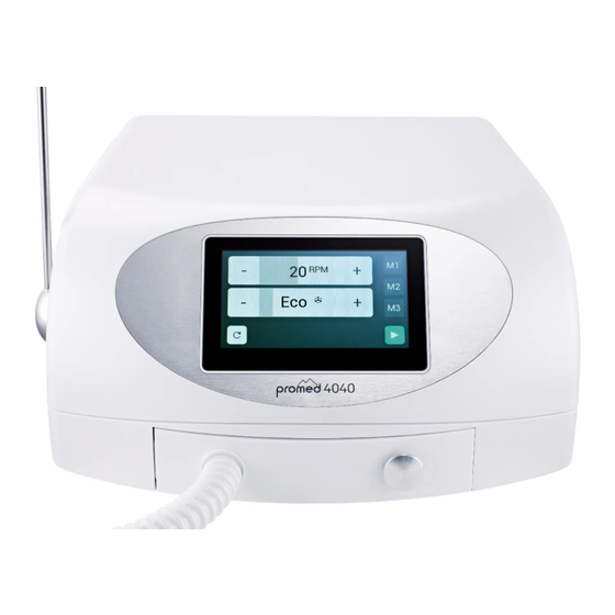ProMed 4040 Anleitungsfaltblatt