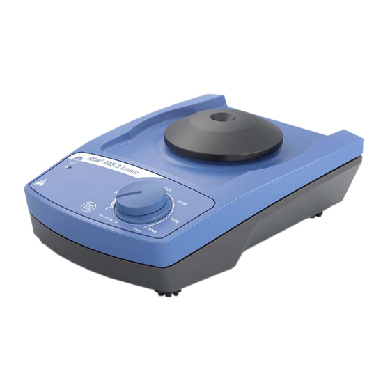 IKA MS 3 basic Betriebsanleitung