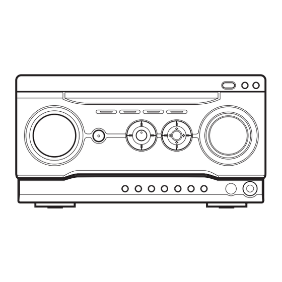 Sony MHC-WZ5 Bedienungsanleitung