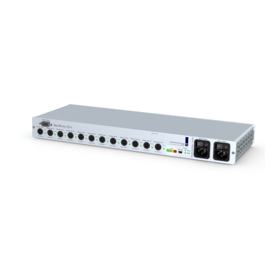 Guntermann & Drunck MultiPower-12-NT Installationsanleitung
