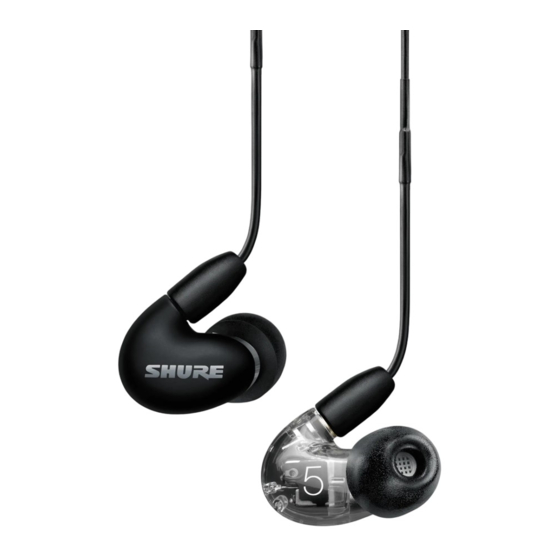 Shure Aonic 5 Bedienungsanleitung