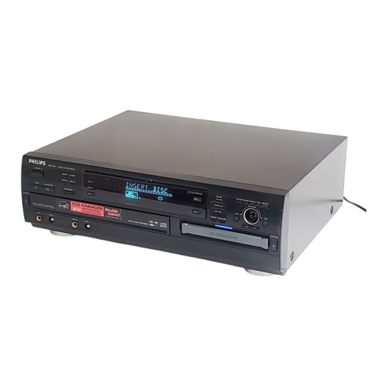 Philips CDR785 Bedienungsanleitung