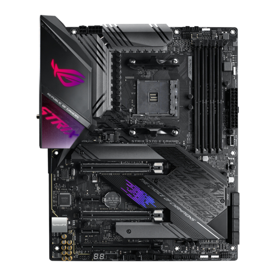 Asus Republic Of Gamers ROG STRIX X570-E GAMING Handbuch