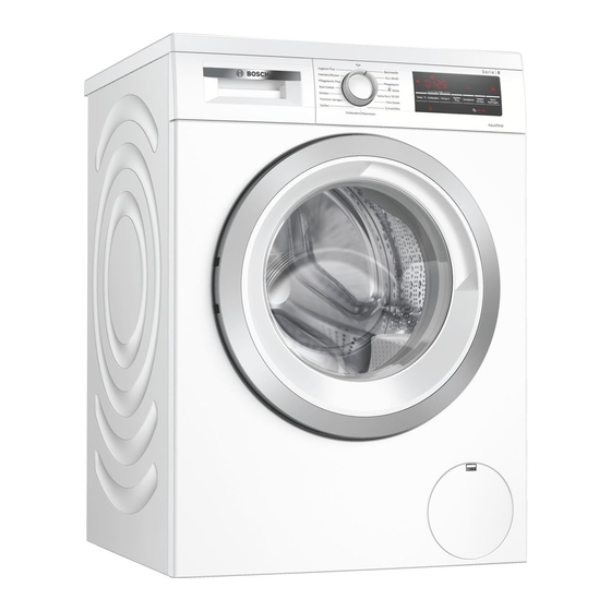 Bosch WUU28T41 Gebrauchs- Und Montageanleitung