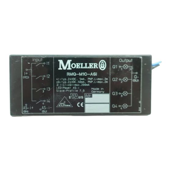 Moeller RMQ-M1C-ASI Montageanweisung