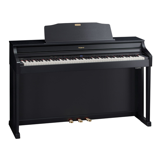 Roland HP506 Bedienungsanleitung