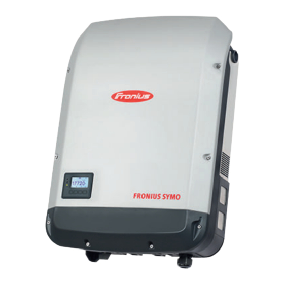 Fronius Symo 10 kW Installationsanleitung