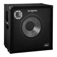 Behringer ULTRABASS BA115 Bedienungsanleitung