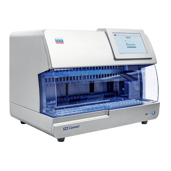 Qiagen EZ2 Connect MDx Sicherheitshinweise Und Kurzanleitung