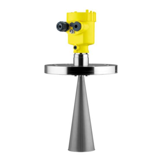 VEGA VEGAPULS SR 68 Betriebsanleitung