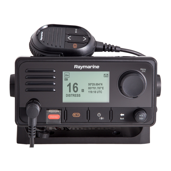 Raymarine RAY53 Installations- Und Bedienungsanleitung