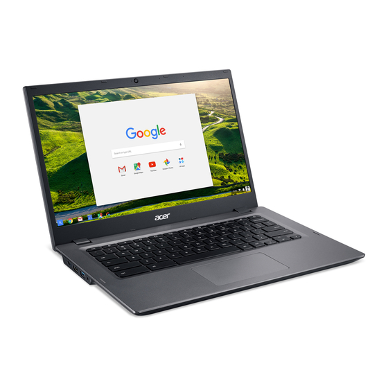 Acer Chromebook 14 for Work Benutzerhandbuch