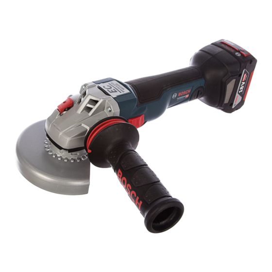 Bosch GWS 18V-100 SC Originalbetriebsanleitung