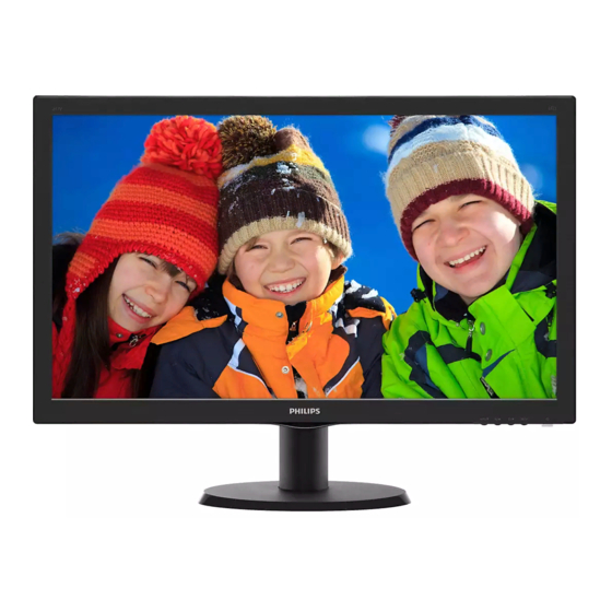 Philips 243V5 Bedienungsanleitung