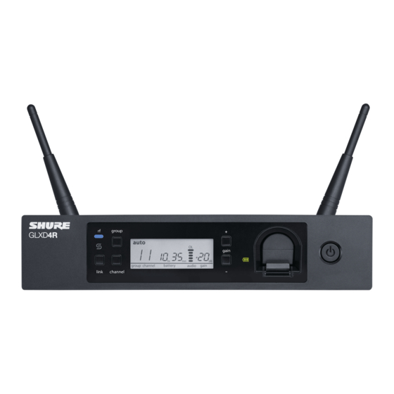 Shure GLXD4R Handbuch
