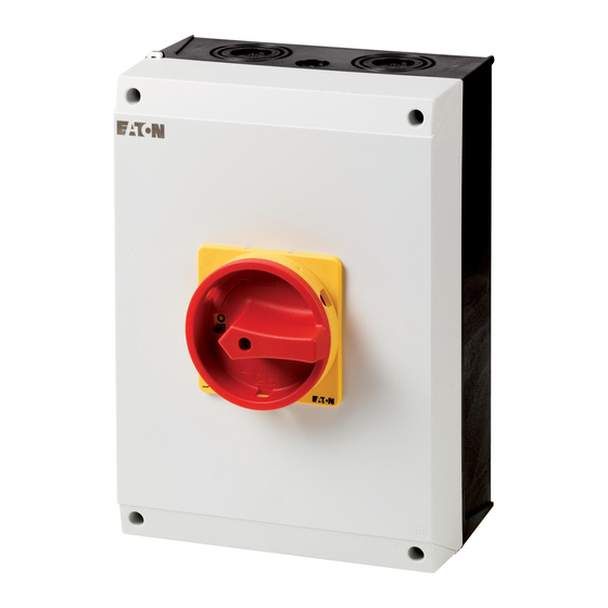 Eaton T5B-Serie Montageanweisung