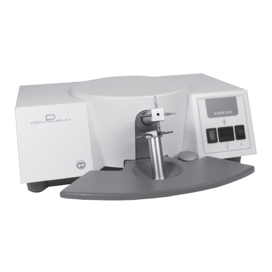 Dentaurum Junior 3000 Gebrauchsanweisung