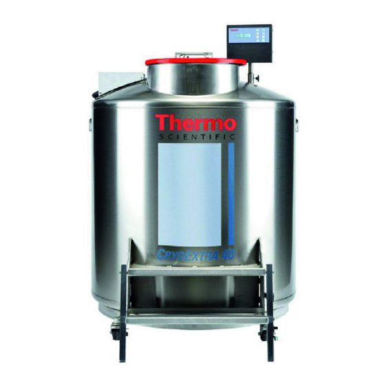 Thermo Scientific CryoExtra CE8100 Serie Bedienungs- Und Wartungshandbuch
