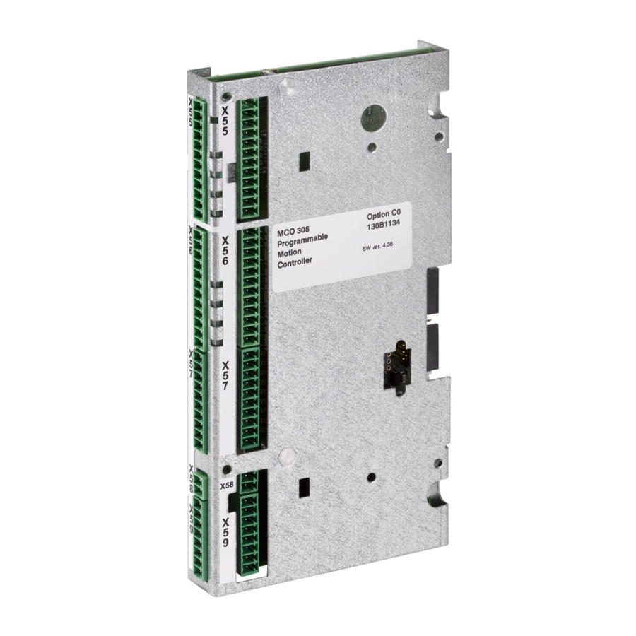 Danfoss MCO 305 Produkthandbuch