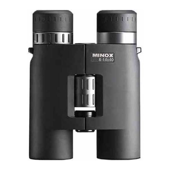 Minox BD 8-14 x 40 BR ED Bedienungsanleitung