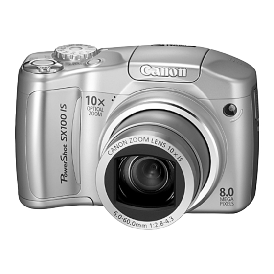 Canon PowerShot SX100 IS Benutzerhandbuch