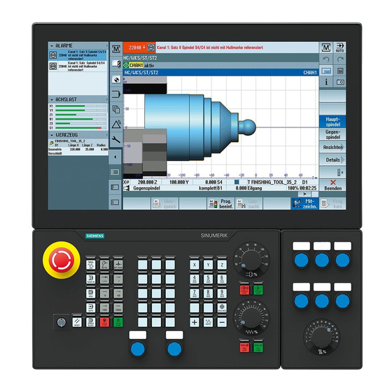 Siemens SINUMERIK ONE Gerätehandbuch