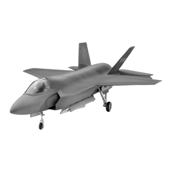 REVELL Lockheed Martin F-35A (X-35) JSF Bedienungsanleitung