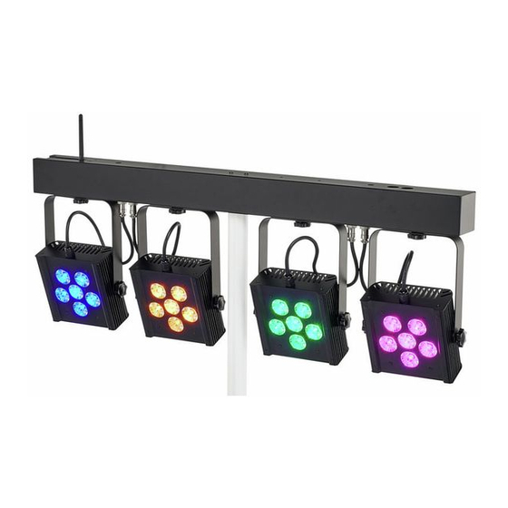 thomann Stairville Compact LED-Bar CLB8 Bedienungsanleitung