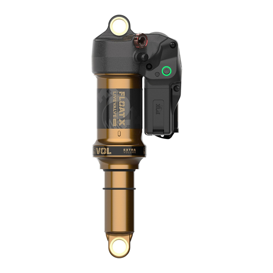 Fox FLOAT X LIVE VALVE NEO Bedienungsanleitung