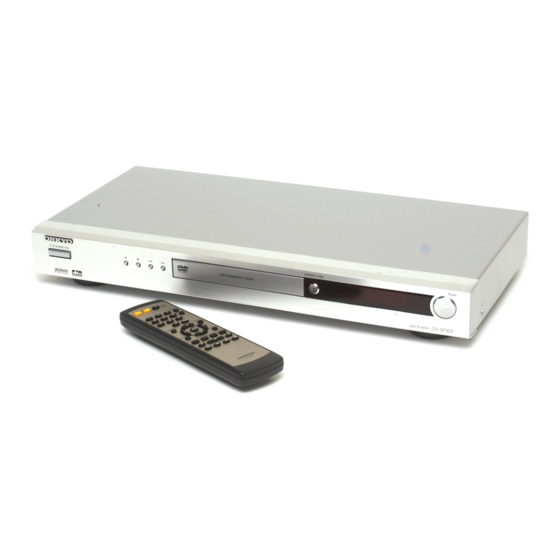 Onkyo DV-SP303 Bedienungsanleitung
