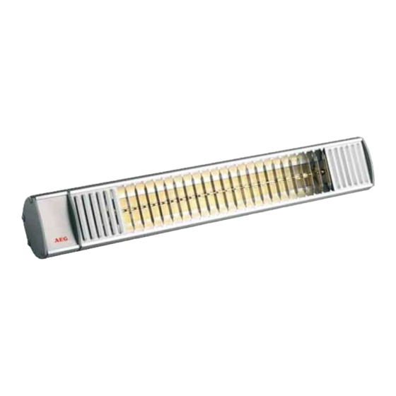 AEG IR Premium 1650 Bedienung Und Installation