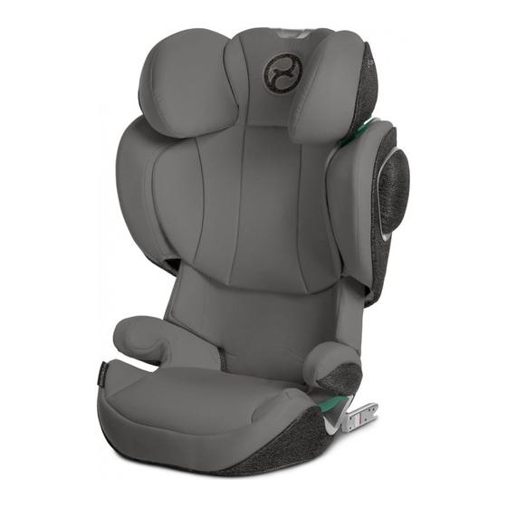 CYBEX SOLUTION Z-FIX Bedienungsanleitung