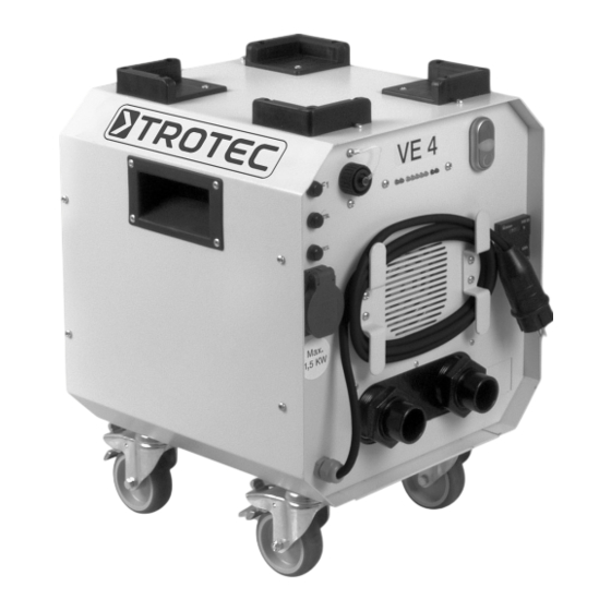 Trotec VE 4 Bedienungsanleitung
