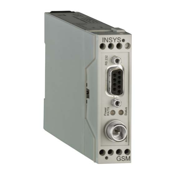 INSYS GSM small Benutzerhandbuch