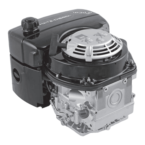 HATZ Diesel 1B30V Betriebsanleitung