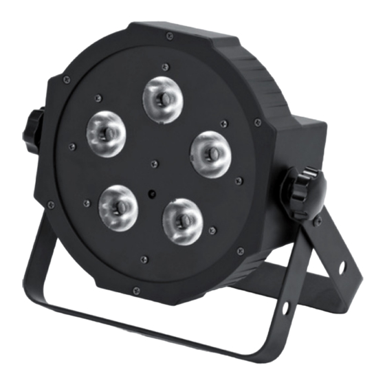 Showlite Flood Light Panel LED 5x8W RGBW Bedienungsanleitung