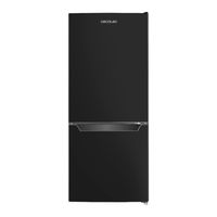 Cecotec BOLERO COOLMARKET COMBI 117 DF BLACK E Bedienungsanleitung