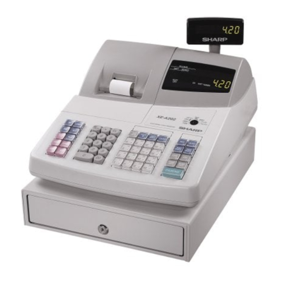 Sharp XE-A202 Schnellstartanleitung