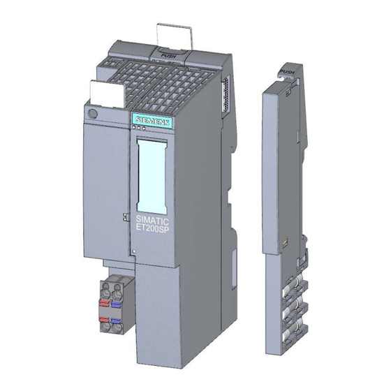 Siemens ET 200SP Gebrauchshandbuch