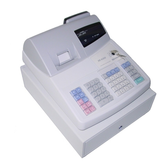 Sharp XE-A202 Kurzbedienungsanleitung
