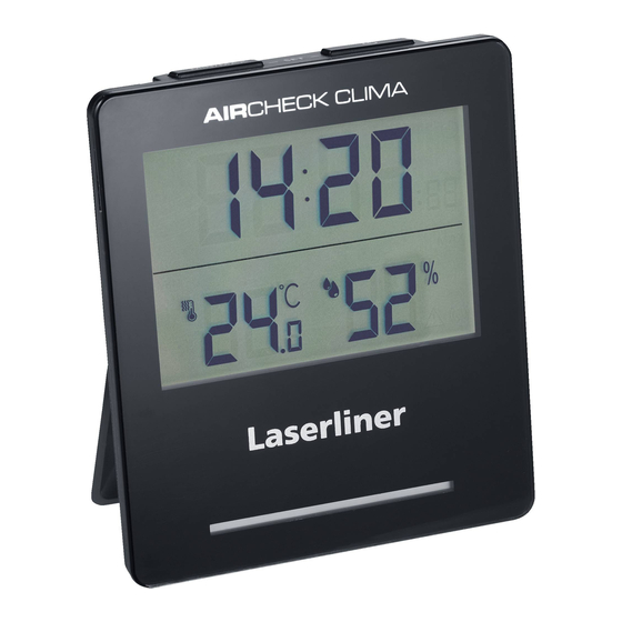 LaserLiner AirCheck Clima Bedienungsanleitung