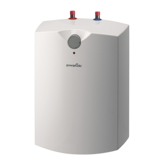 Gorenje GT 5-15 /D Anleitung