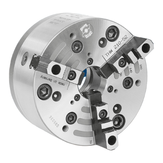 SCHUNK ROTA THW Montage- Und Betriebsanleitung