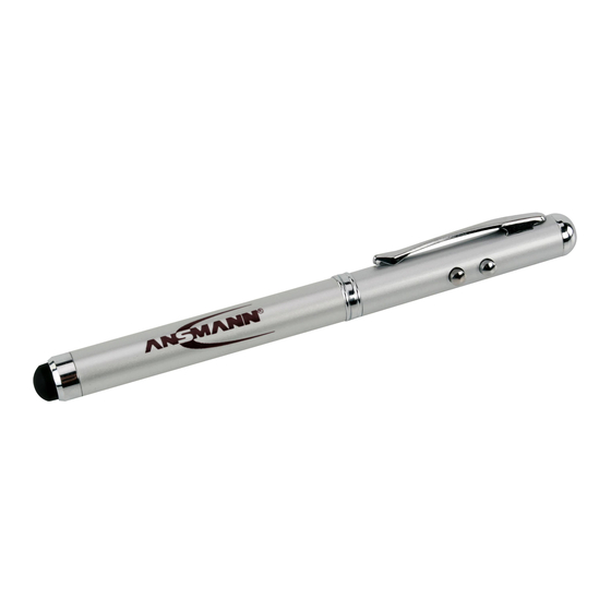 ANSMANN STYLUS TOUCH 4in1 Bedienungsanleitung