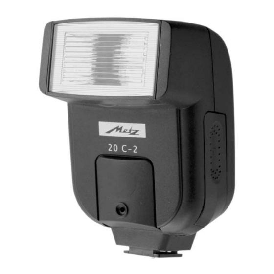 Metz MECABLITZ 20 C-2 Bedienungsanleitung