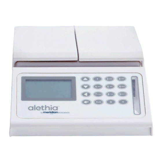 Meridian Bioscience alethia Bedienungshandbuch